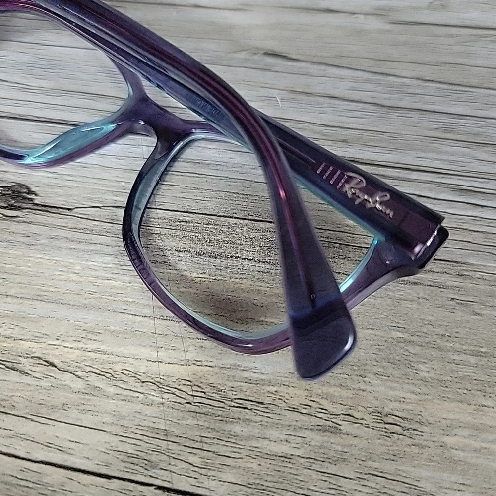Ray-Ban RB 1591 3945 Kids Eyeglasses Frames Only Top Light Blue Violet 48-16 130